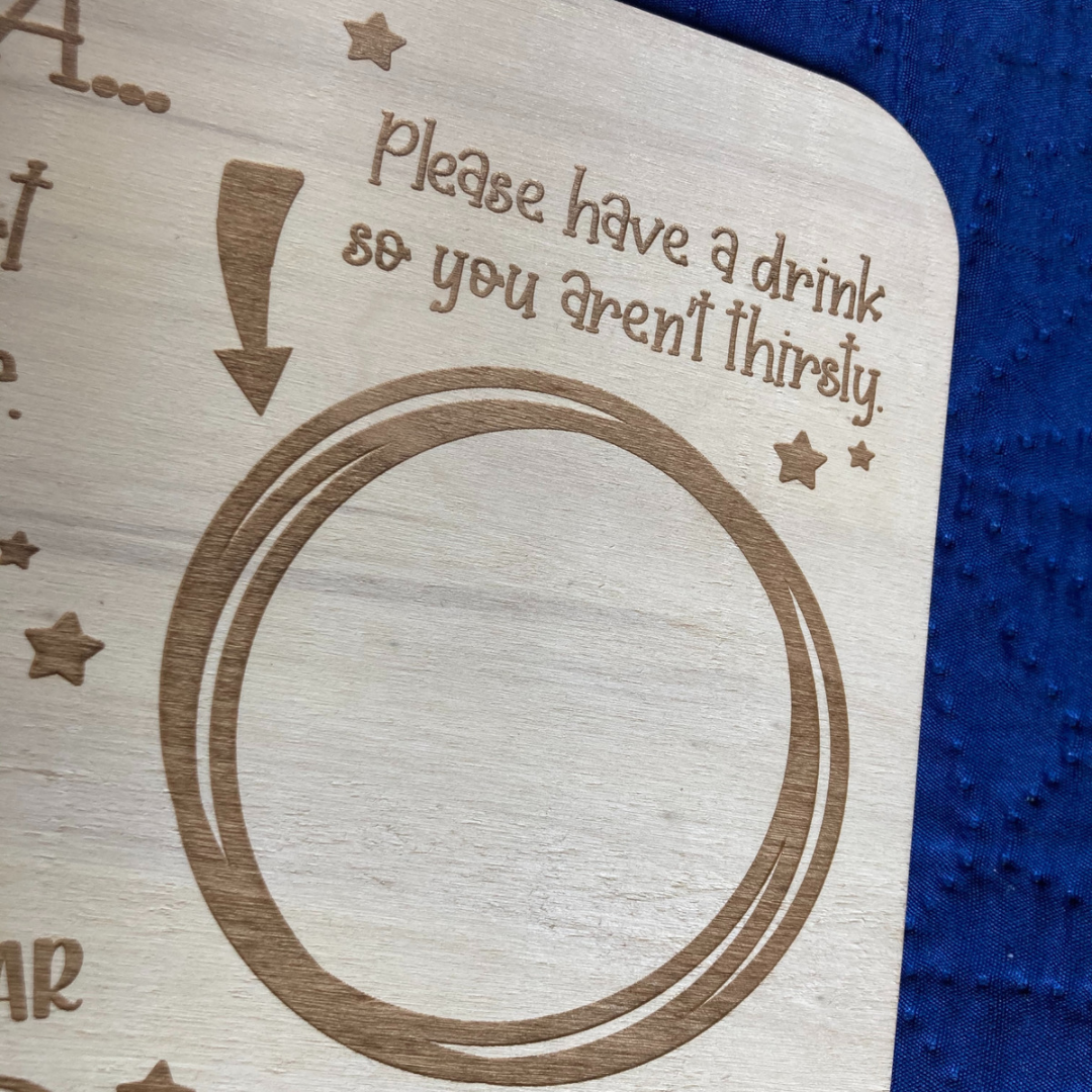 Tagliere Natalizio Babbo Natale RETTANGOLARE