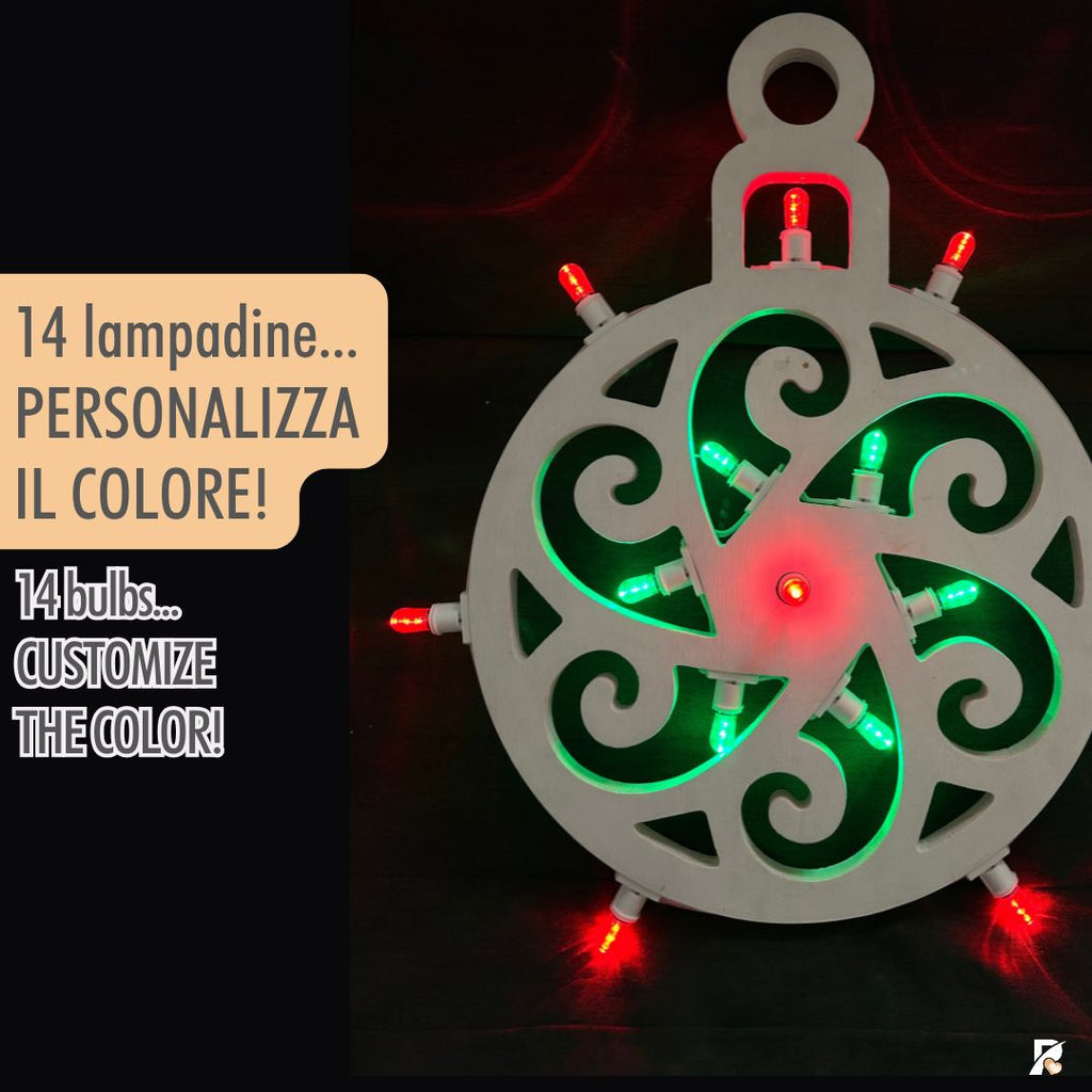 Luminaria Salentina PALLINA DI NATALE BUNEDDRHA