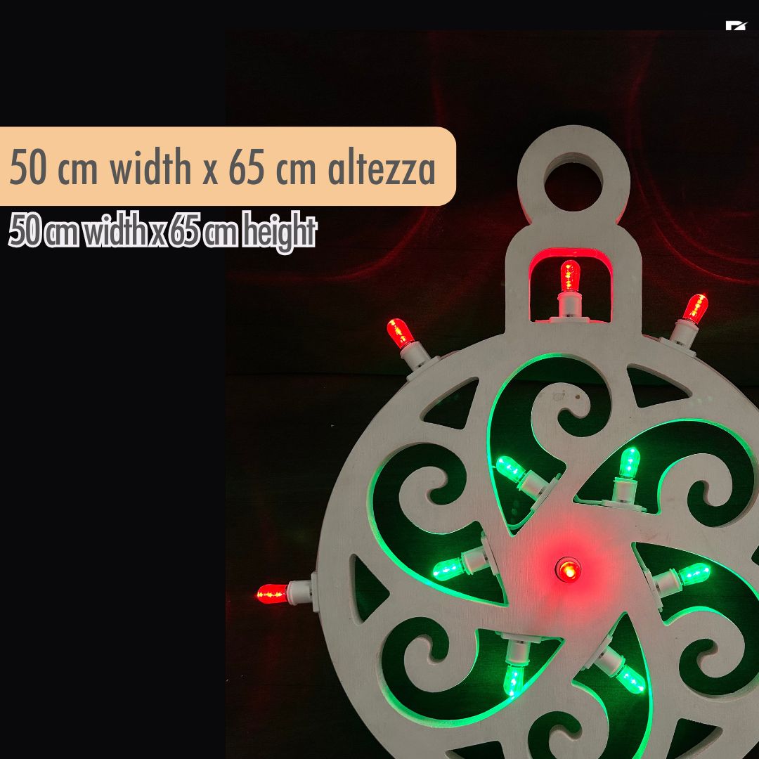 Luminaria Salentina PALLINA DI NATALE BUNEDDRHA