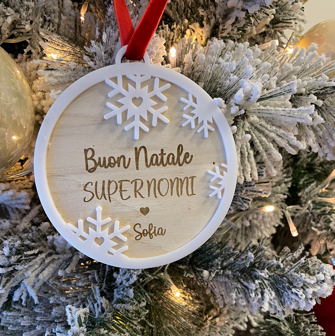 Pallina di Natale SUPERNONNI